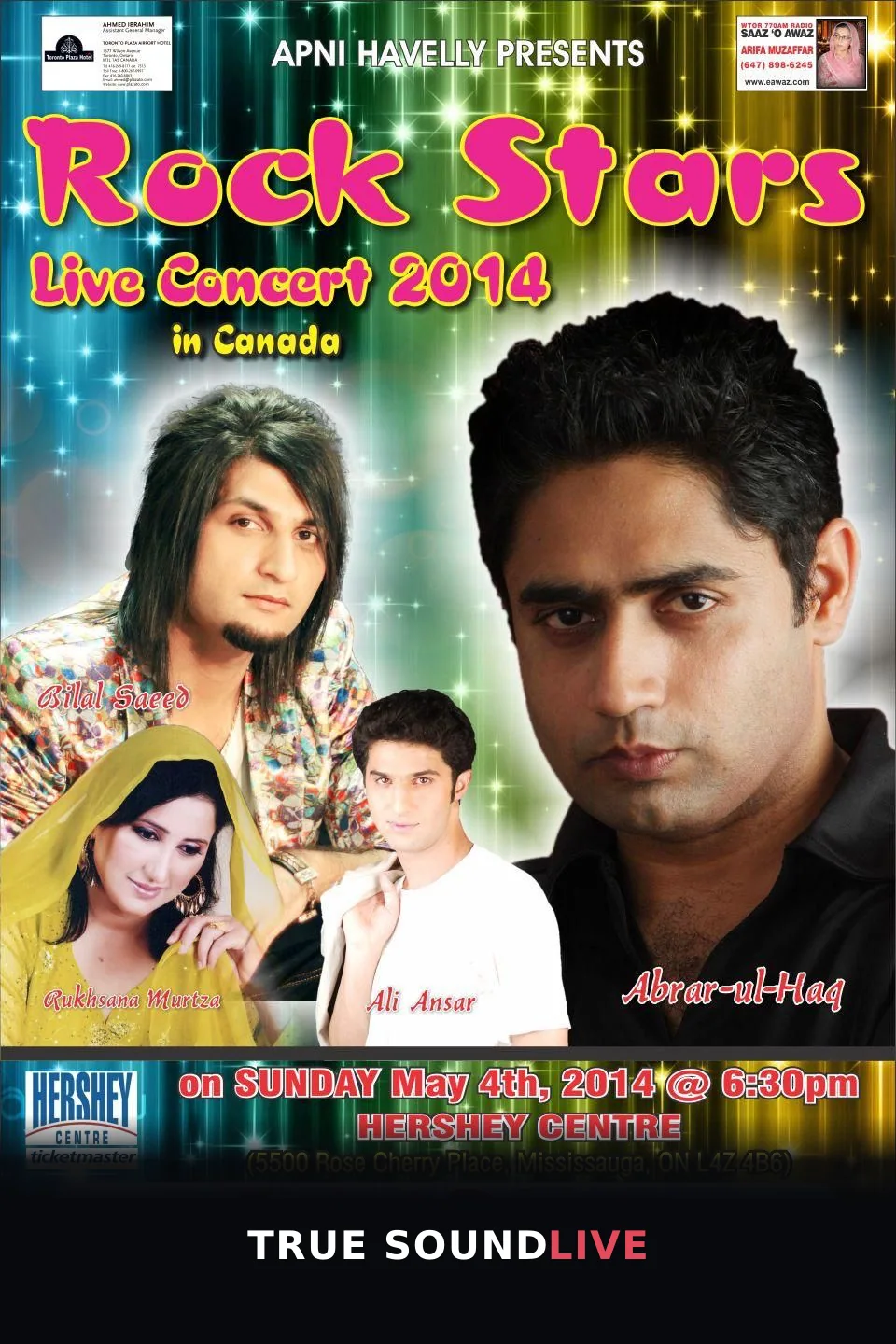 Rock Stars event poster