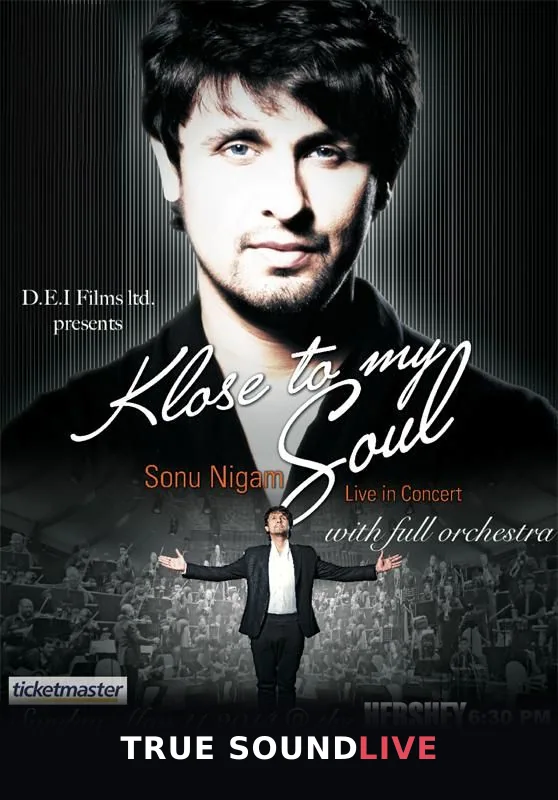 Sonu Nigam event poster
