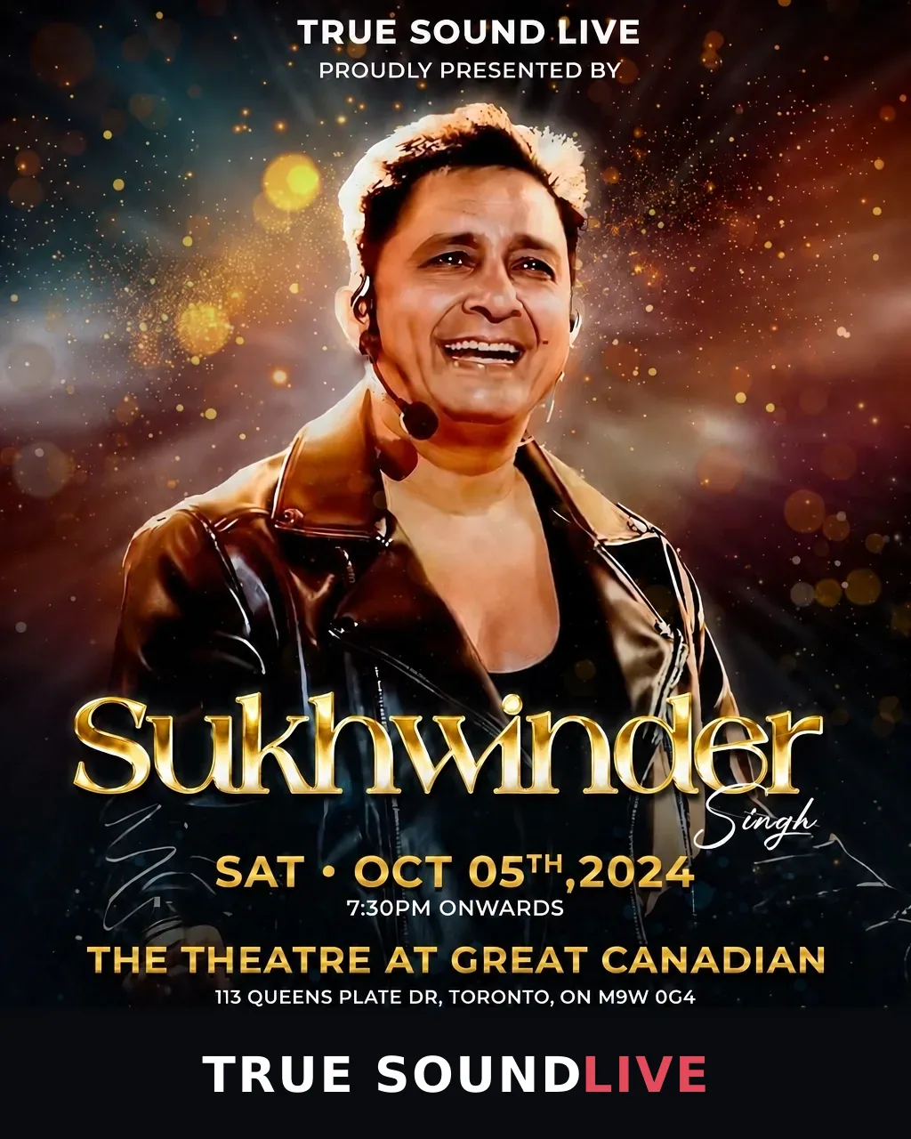 Sukhwinder Singh event poster
